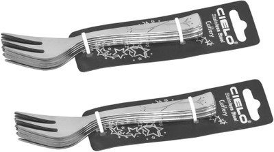 Cielo Stainless Steel Fruit Fork Set Pack of 12 Cielo Stainless Steel Fruit Fork Set Pack of 12