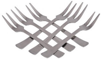 58% OFF on Gold Luck Stainless Steel Dessert Fork Set Pack of 6 58% OFF on Gold Luck Stainless Steel Dessert Fork Set Pack of 6