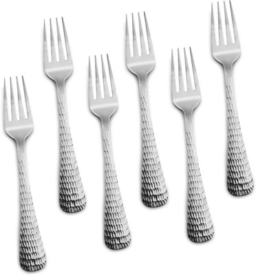26% OFF on Cuisinier Hammered Stainless Steel Fruit Fork Set Pack of 6 26% OFF on Cuisinier Hammered Stainless Steel Fruit Fork Set Pack of 6