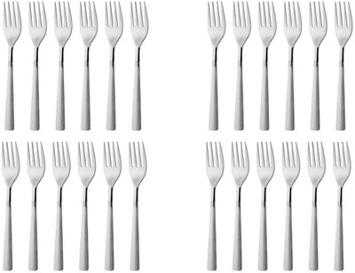 5% OFF on Mosaic Alfa Stainless Steel Dessert Fork Set Pack of 24