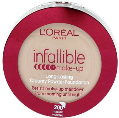 34% OFF on Loreal Paris Infallible Makeup Compact Foundation Golden Sand 200 34% OFF on Loreal Paris Infallible Makeup Compact Foundation Golden Sand 200