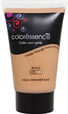 Coloressence Aqua Shimmer Base Foundation Beige LFS - 1 Coloressence Aqua Shimmer Base Foundation Beige LFS - 1