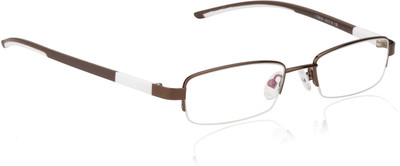 65% OFF on Glitters Half Rim Rectangle Frame