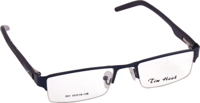 13% OFF on Tim Hawk Half Rim Rectangle Frame