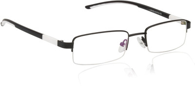 66% OFF on Glitters Half Rim Rectangle Frame