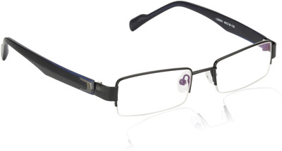 65% OFF on Glitters Half Rim Rectangle Frame