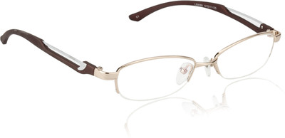 65% OFF on Glitters Half Rim Rectangle Frame