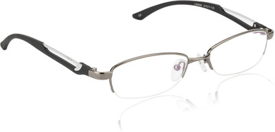 65% OFF on Glitters Half Rim Rectangle Frame