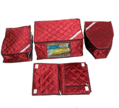 58% OFF on Kuber Industries Designer Saree, Blouse & Peticot & Lingerie cover in maroon satin 4 Pcs Combo MKU5058 Maroon 58% OFF on Kuber Industries Designer Saree, Blouse & Peticot & Lingerie cover in maroon satin 4 Pcs Combo MKU5058 Maroon