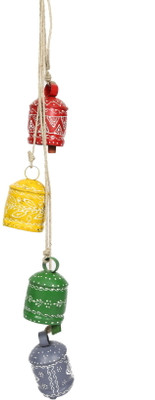 69% OFF on Indikala Coloured Bells Iron Decorative Bell