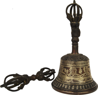 12% OFF on Exotic India Thunderbolt Scepter Brass Dorje Bell