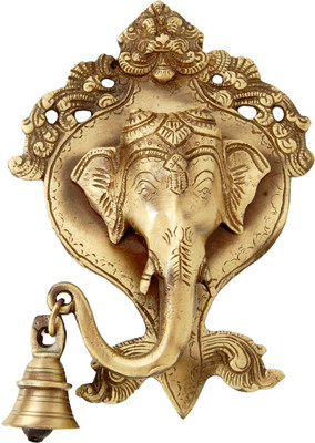 48% OFF on Handecor Ganesh Face Wall Hanging With bell - Designer Brass Decorative Bell 48% OFF on Handecor Ganesh Face Wall Hanging With bell - Designer Brass Decorative Bell