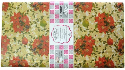 25% OFF on Hargan Gift Wrap Red Flower on Light Pink Base 100% Paper Gift Wrapper