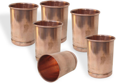 63% OFF on DakshCraft Copper Glass Drinkware Asian Kitchen Accessory,Set of 6 Glasses DS140 63% OFF on DakshCraft Copper Glass Drinkware Asian Kitchen Accessory,Set of 6 Glasses DS140