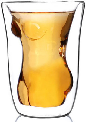 11% OFF on Exciting Lives Naked Woman Glass