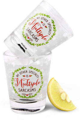 Happily Unmarried Multiple Sarcasms Shot Glass