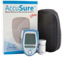 Dr Gene Accusure No Code Blood Glucose Monitor System with 10 Test Strips Free Glucometer