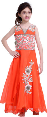 60% OFF on Basil Leaf BLGW 2060- Orange Ball Gown
