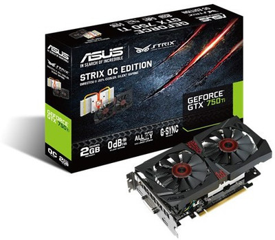 Asus NVIDIA Asus Strix Gtx 750ti Oc 2gb Ddr5 2 GB GDDR5 Graphics Card (Black)