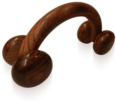23% OFF on Crafts Paradise Wood Crafted With 4 Rollers Balls Body Massager