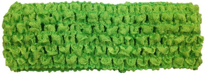 PinkXenia Crochet Knitted soft Elastic NewBorn BabyGirl Lime Green Head Band