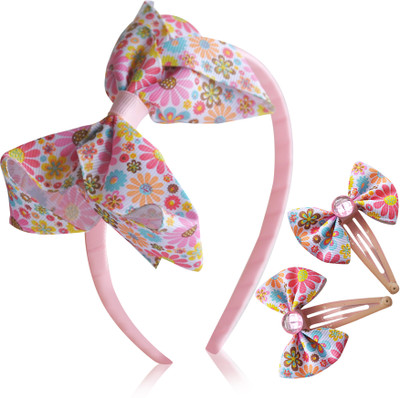 Hopscotch Floral Printed Hair Accessory Set Hopscotch Floral Printed Hair Accessory Set