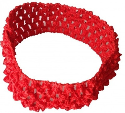 PinkXenia Crochet Knitted soft Elastic NewBorn BabyGirl Red Headband Head Band