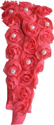 Hopscotch Rose Red With Pearl Hair Band
