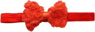 PinkXenia Peach Elastic Rose Flower Newborn Babygirl Soft Head Band PinkXenia Peach Elastic Rose Flower Newborn Babygirl Soft Head Band