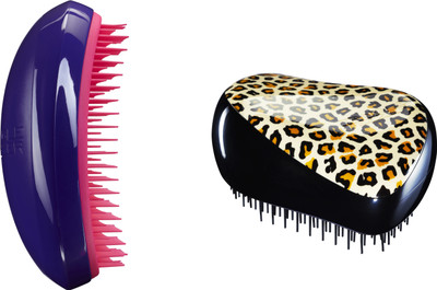 30% OFF on Tangle Teezer Combo Salon Elite Purple and Pink and Compact Feline Groovy