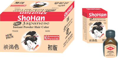 ShoHan Permanent Powder Hair Color Light Brown ShoHan Permanent Powder Hair Color Light Brown