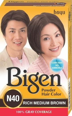 Bigen Powder Rich Medium N40 Hair Color Brown Bigen Powder Rich Medium N40 Hair Color Brown