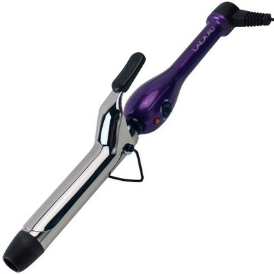 Laila Ali Titanium Curling Iron-Purple And Black Hair Curler Laila Ali Titanium Curling Iron-Purple And Black Hair Curler