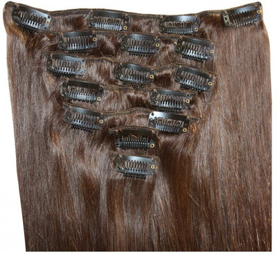 15% OFF on Krome Clip in Remy Human 50.8 cm Hair Extension 15% OFF on Krome Clip in Remy Human 50.8 cm Hair Extension