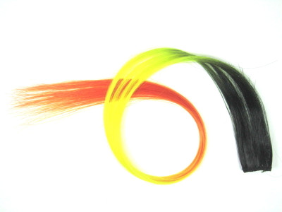 50% OFF on Street Soul Black/Yellow Baby Extension With Clip 22 inch Hair Extension