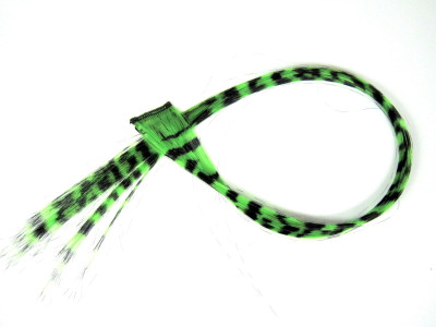 50% OFF on Street Soul White Zebra Baby Extension With Clip 22 inch Hair Extension