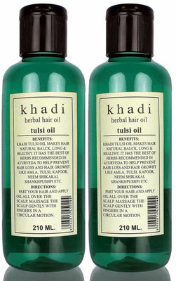 25% OFF on Khadi Tulsi (Twin Pack) Hair Oil 25% OFF on Khadi Tulsi (Twin Pack) Hair Oil