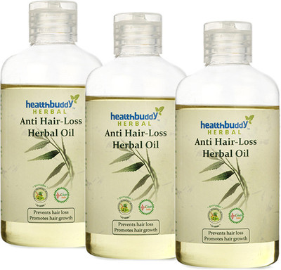 Healthbuddy Anti Hair Loss Herbal Oil, 3 Bottles of Each Hair Oil Healthbuddy Anti Hair Loss Herbal Oil, 3 Bottles of Each Hair Oil