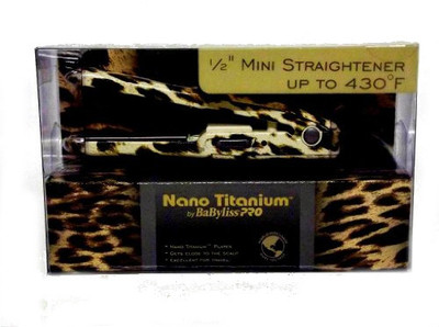 Conair Leopard Printed Mini Hair Straightener
