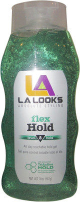 L.A. Looks Flex-Hold Gel Tri-Active Hold Formula Level#8 Hair Styler