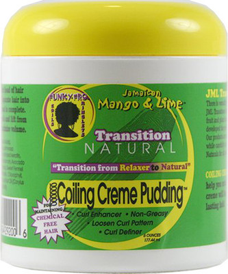 Jamaican Mango & Lime Transition Natural Coiling Creme Pudding Hair Styler Jamaican Mango & Lime Transition Natural Coiling Creme Pudding Hair Styler