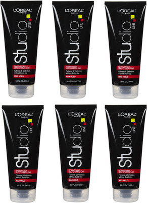 L 'Oreal Paris Studio Line Above It All Invisible Gel (Pack Of 6) Hair Styler L 'Oreal Paris Studio Line Above It All Invisible Gel (Pack Of 6) Hair Styler