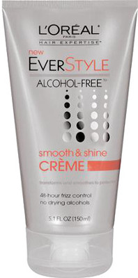 L 'Oreal Paris Everstyle Smooth & Shine Cream, Alcohol-Free Hair Styler L 'Oreal Paris Everstyle Smooth & Shine Cream, Alcohol-Free Hair Styler