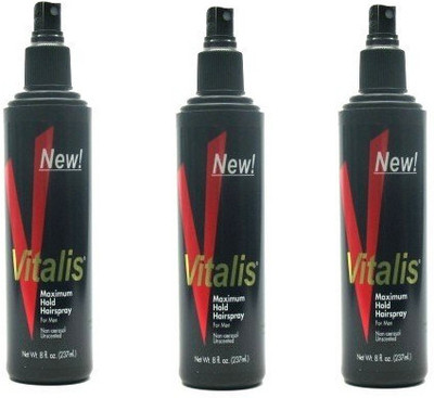 Vitalis Hairspray Pump Maximum Hold (Pack Of 3) Hair Styler Vitalis Hairspray Pump Maximum Hold (Pack Of 3) Hair Styler