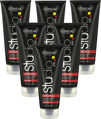 L 'Oreal Paris Studio Line Invisi Gel, Max Hold (Pack Of 6) Hair Styler L 'Oreal Paris Studio Line Invisi Gel, Max Hold (Pack Of 6) Hair Styler