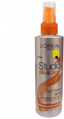 L 'Oreal Paris Studio Silk And Gloss Curl Power Spray Hair Styler L 'Oreal Paris Studio Silk And Gloss Curl Power Spray Hair Styler