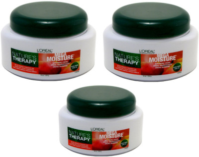 L 'Oreal Paris Natures Therapy Mega Moisture Creme (Pack Of 3) Hair Styler L 'Oreal Paris Natures Therapy Mega Moisture Creme (Pack Of 3) Hair Styler