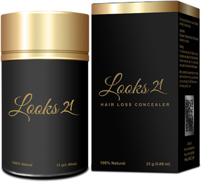 28% OFF on Looks21 Hair Building Fiber - White