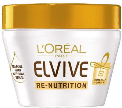 L 'Oreal Paris Elvital Re-Nutrition Hair Mask For Dry Hair L 'Oreal Paris Elvital Re-Nutrition Hair Mask For Dry Hair