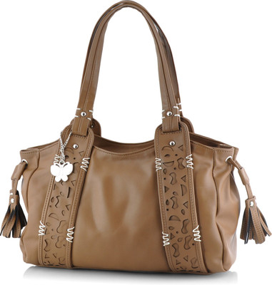 33% OFF on Butterflies Trendy Hand-held Bag Brown